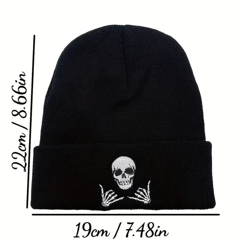 Skull Beanie flere farger