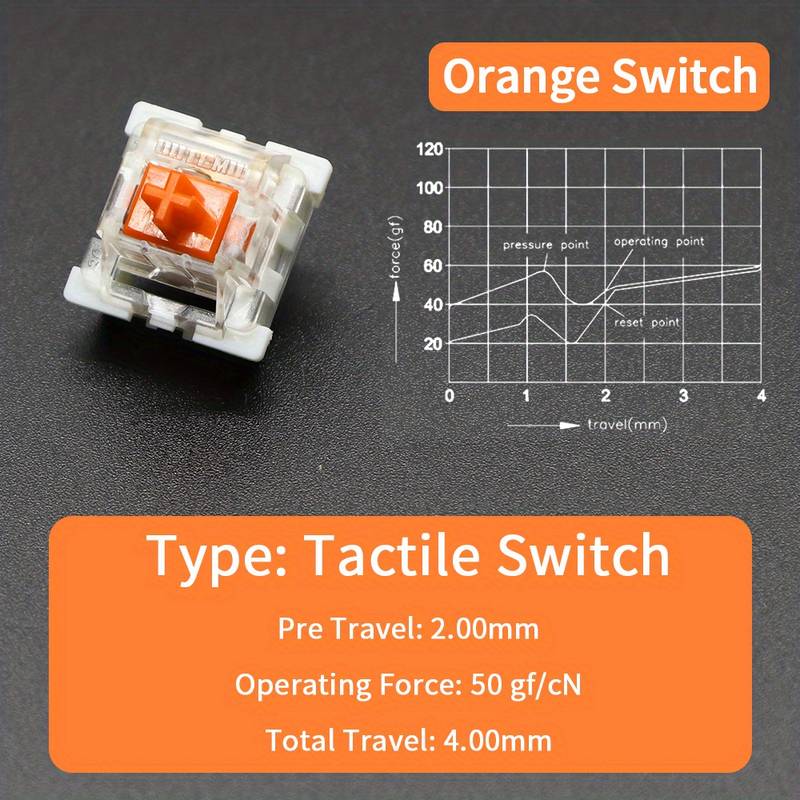 Outemu Orange Switch 90 stk