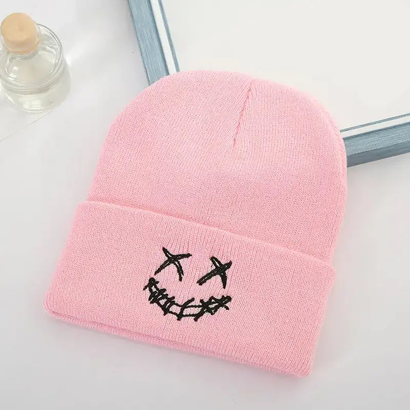 X X Smiley Beanie