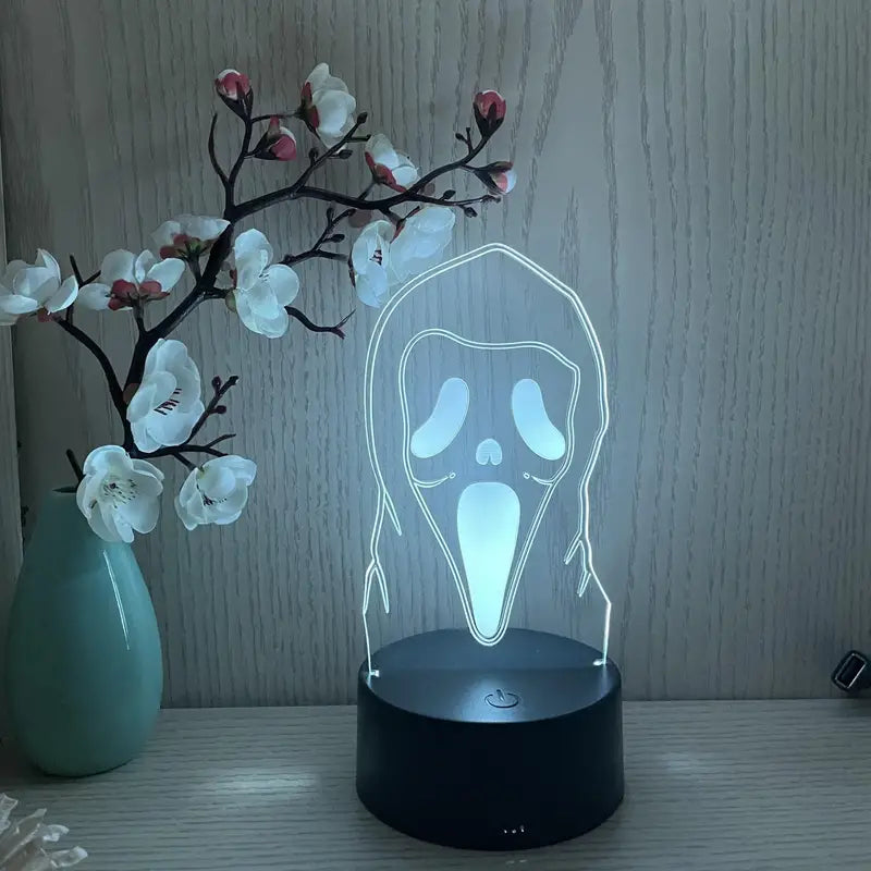 3D-LED Lampe Spøkelse