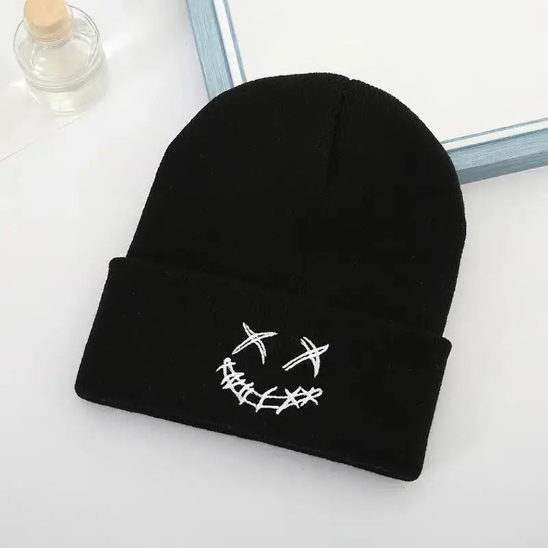 X X Smiley Beanie