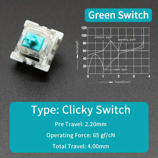 Outemu Green Switch 90 stk