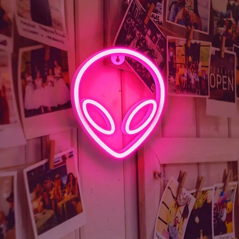 Alien LED-Neon Lampe