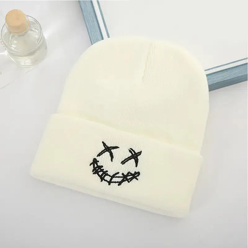 X X Smiley Beanie